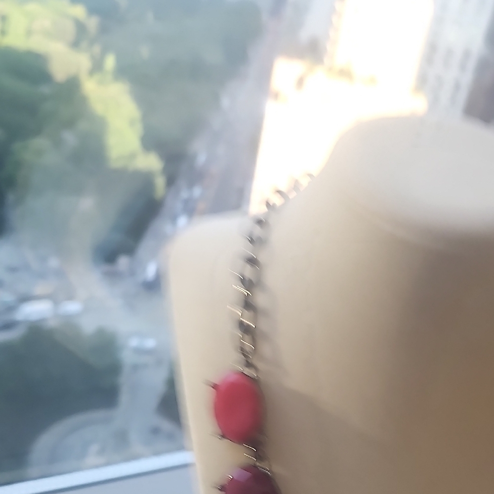 Premier Bold Red Statement Necklace - image 4